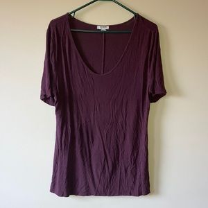 Plain purple t-shirt